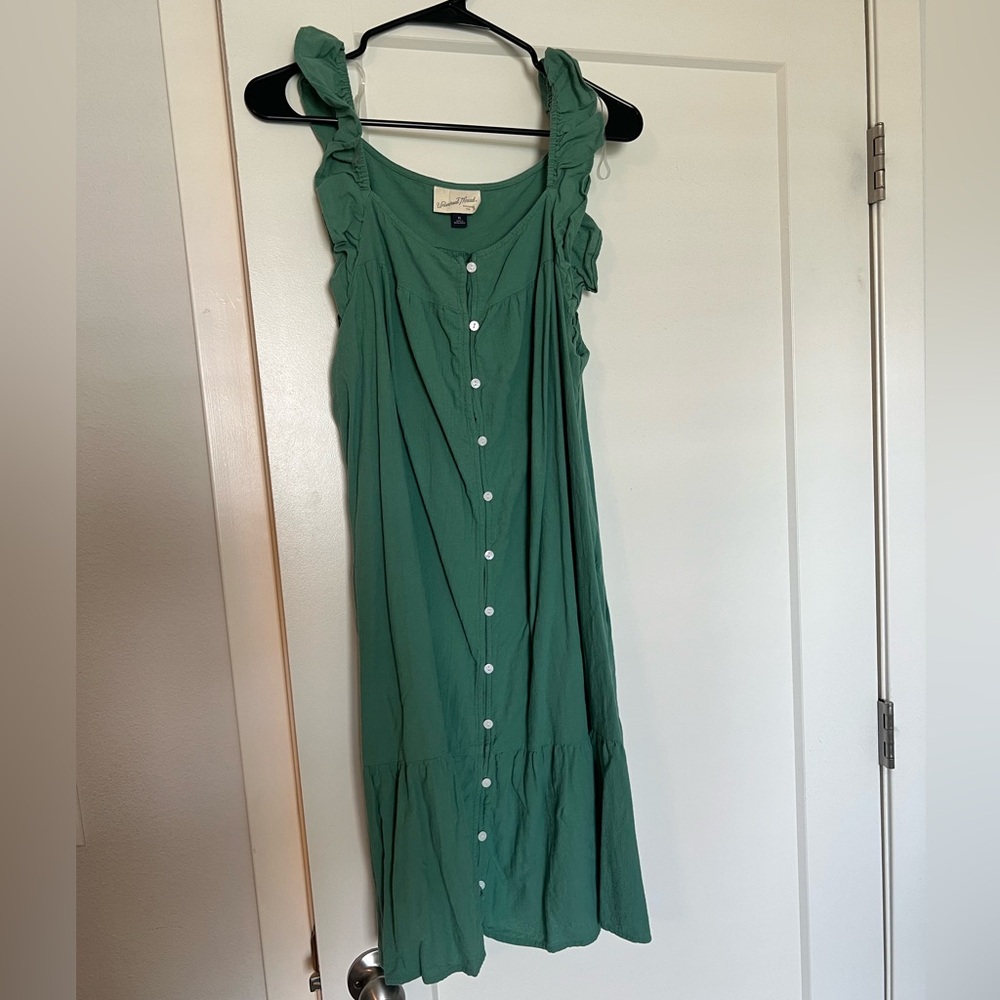 Universal Thread Green Button down dress